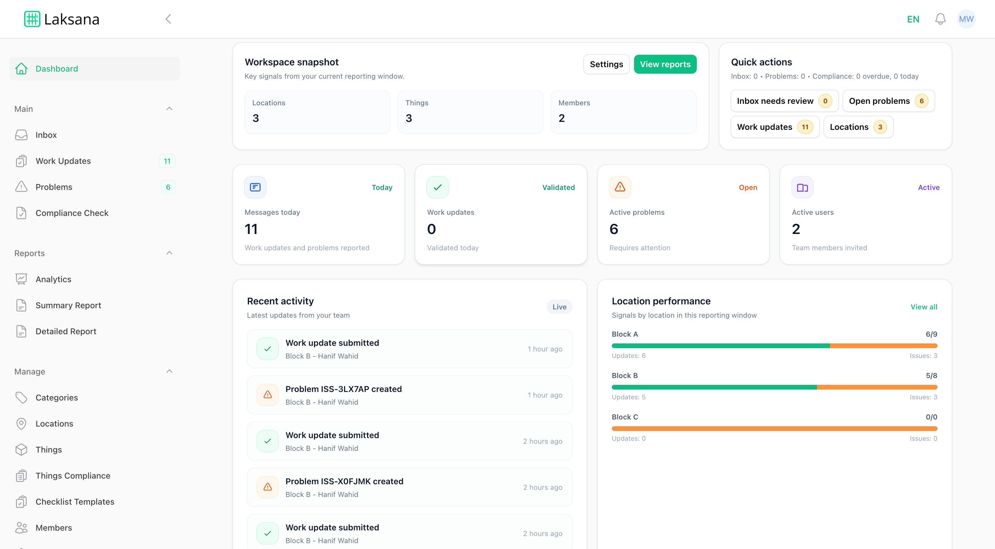 Web Dashboard